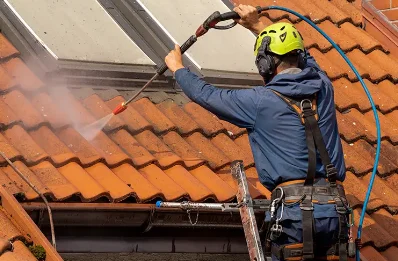 Démoussage et hydrofuge de toiture à Cruas